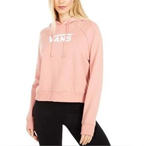 Vans Women's Flying V Boxy Pink Hoodie Size Small